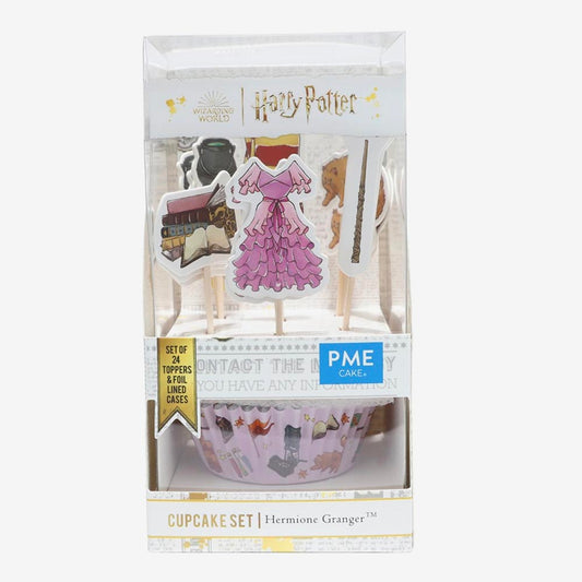 Kit à cupcakes Hermione : deco gateau anniversaire harry potter