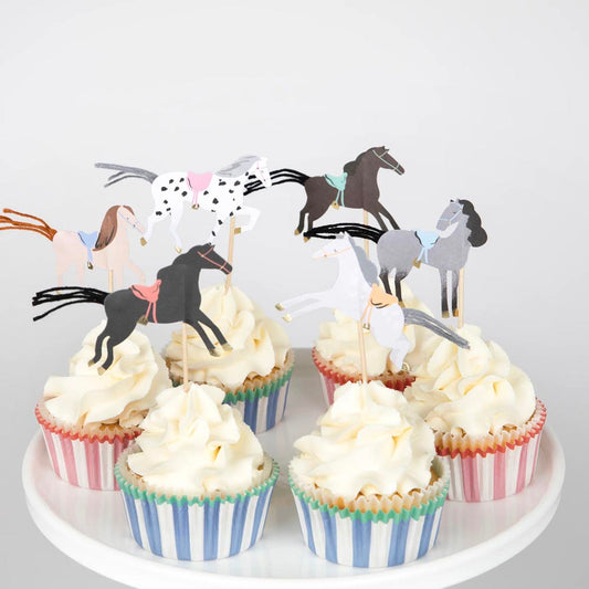 Kit cupcake équitation : decoration gateau anniversaire ado