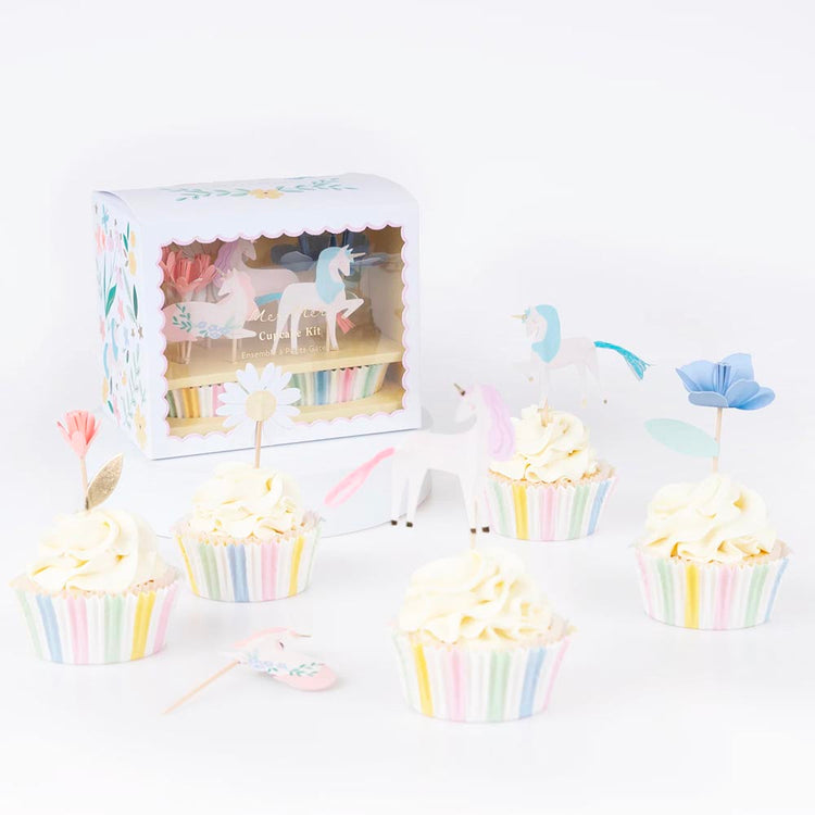 Kit à cupcakes licorne poétique