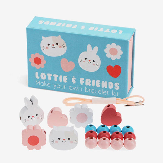 Kit de perles lapin et chat : idée cadeau anniversaire enfant