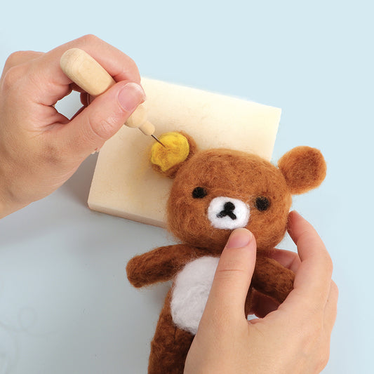 Kit de lana cardada de Rilakkuma: idea creativa de regalo de cumpleaños para niños