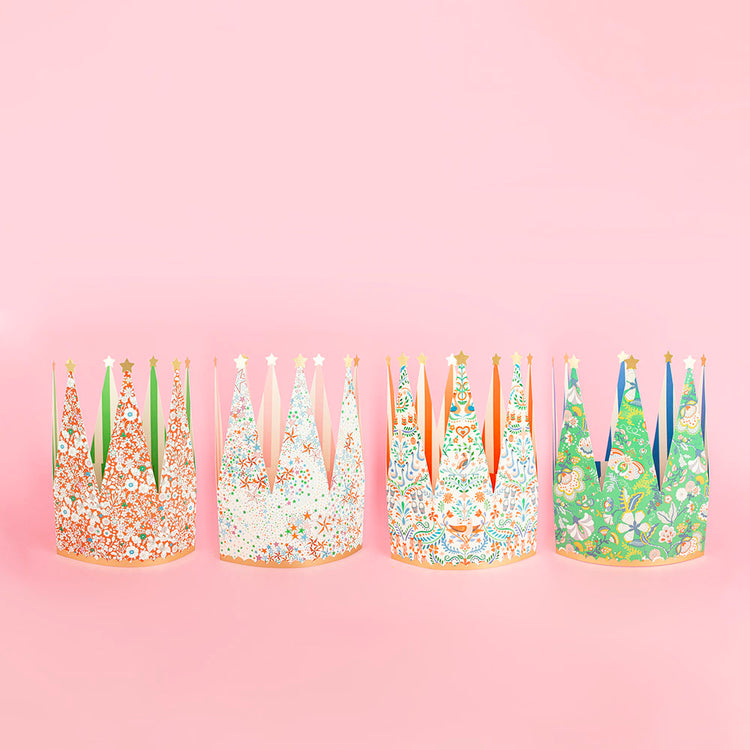 8 couronnes liberty de Noël