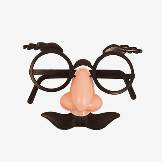 1 paire de lunettes nez et moustache : accessoire photobooth fun