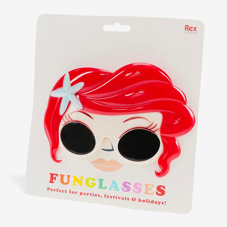 Lunettes de soleil sirène : accessoire déguisement anniversaire sirène
