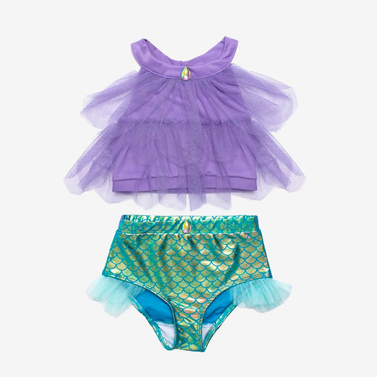 Accessoire plage enfant : maillot de bain sirene original