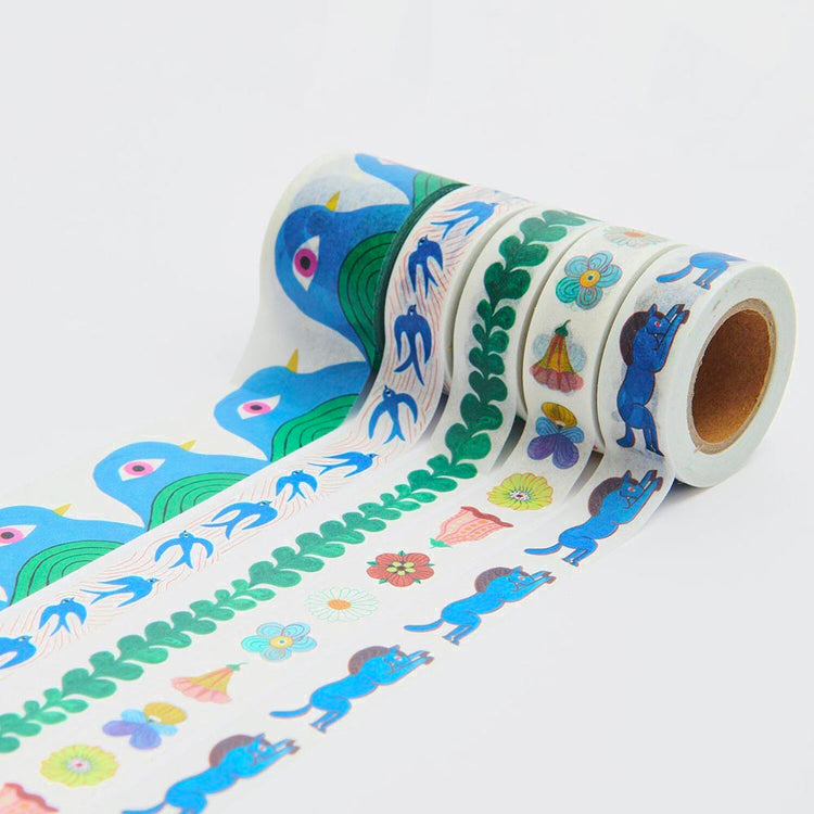 Masking tapes colorés pour activité créative ou déco