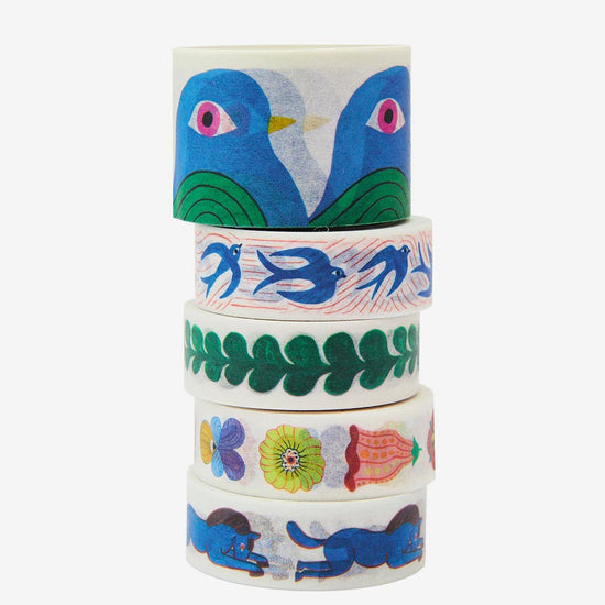 Set de masking tape pour DIY et anniversaire enfant