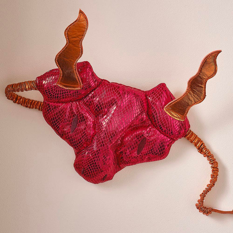 Masque de dragon rouge : idee cadeau anniversaire garcon