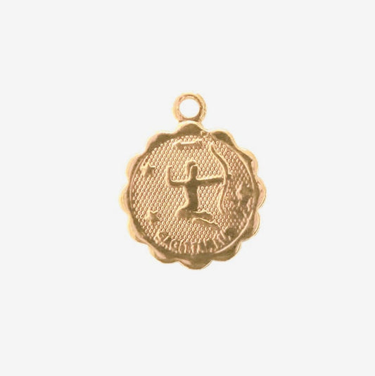 Medallón del signo del zodiaco Sagitario para joyería personalizada
