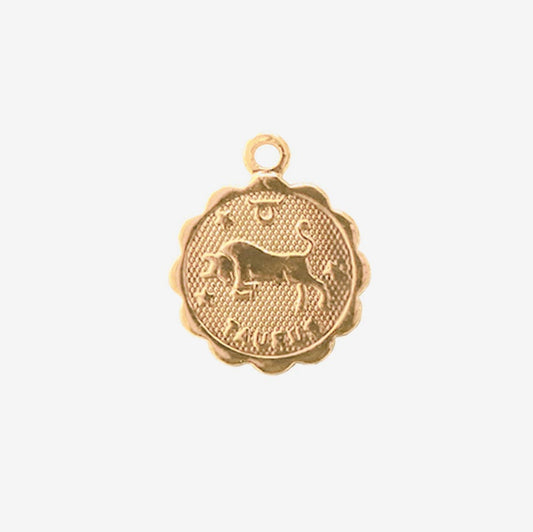 Medallón de signo del zodiaco Tauro para regalo de Navidad adolescente