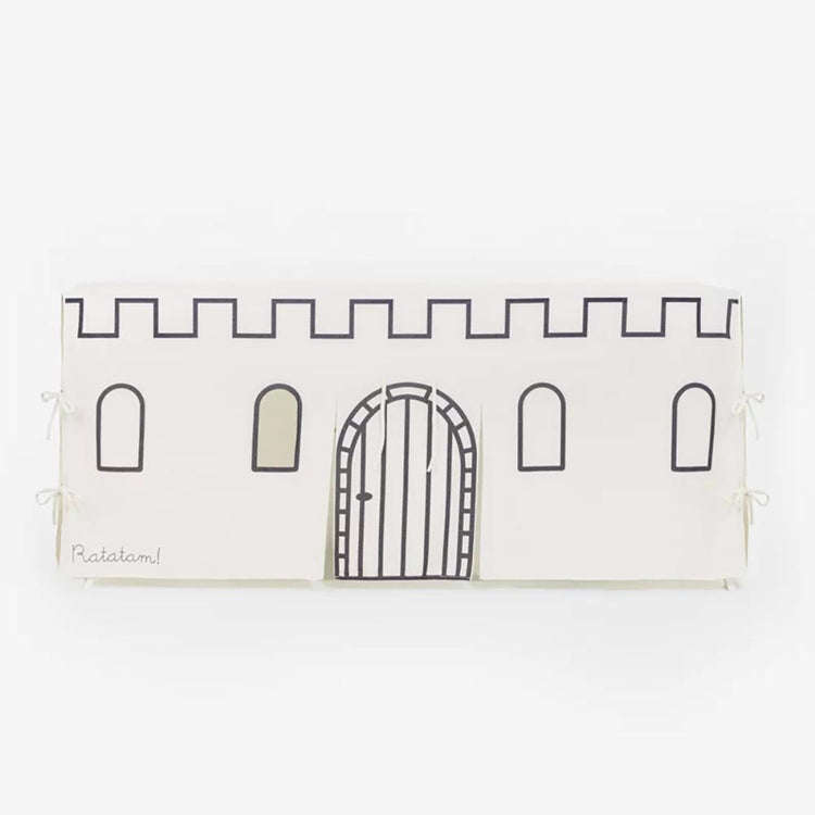 Nappe cabane château fort, parfaite pour compléter une décoration de fête