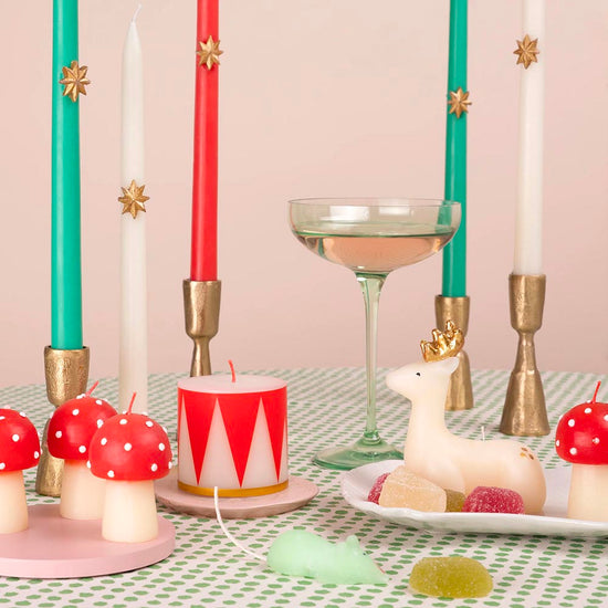 3 Bougies décorative de noël