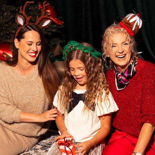 noël - serre-tête renne de noel : idée cadeau de noël pour invités