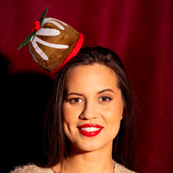 noël - serre-tête cupcake de Noël : idée cadeau de noël pour invités