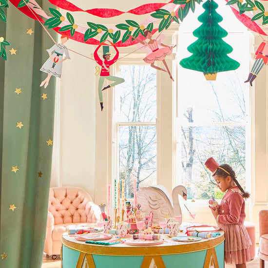 8 assiettes en carton casse-noisette meri meri pour décoration table de noël 