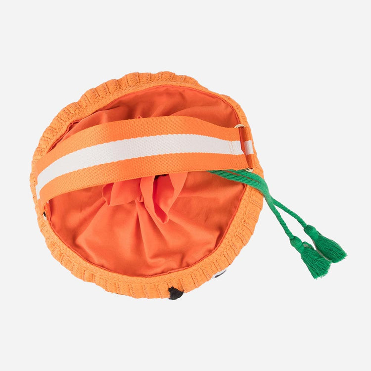 Panier citrouille original pour chasse aux bonbons halloween