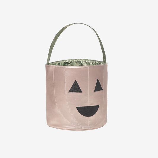 Panier citrouille : accessoire pour chasse aux bonbons halloween