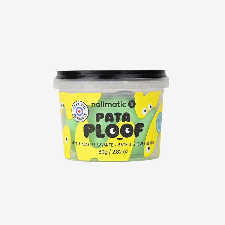 Pataploof verte (pâte à modeler lavante) parfait pour le bain