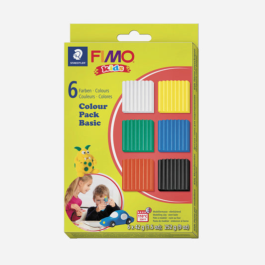 6 pâtes Fimo multicolores : idee bricolage facile et rapide enfant