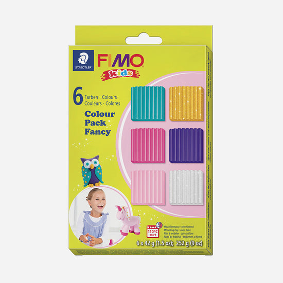 Pâtes Fimo multicolores et pailletées : bricolage facile et rapide enfant
