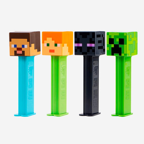 1 PEZ Minecraft : cadeau pochette surprise fête anniversaire à thème