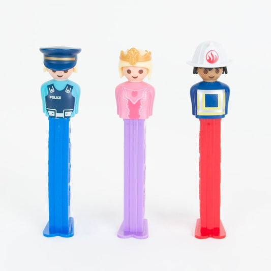PEZ Playmobil : policier, princesse ou pompier - Bonbon anniversaire