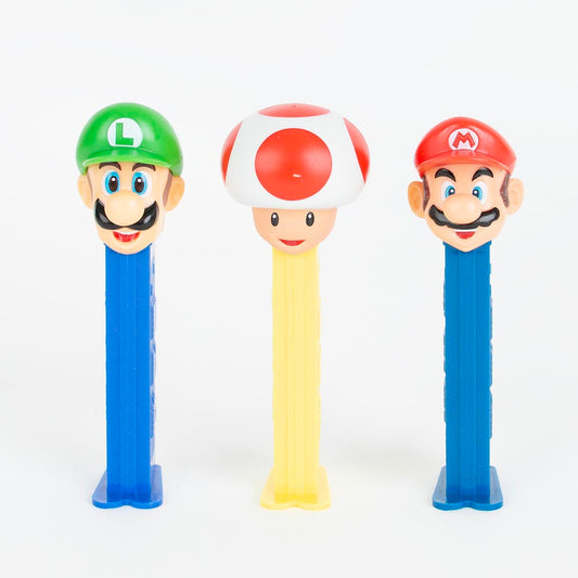 PEZ Super Mario : Luigi, Toad ou Mario - Bonbons anniversaire