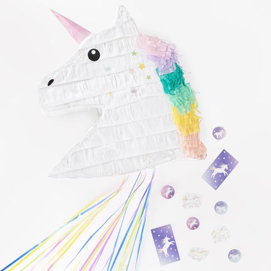 Unicorn birthday pinata kit: small gifts for pinatas
