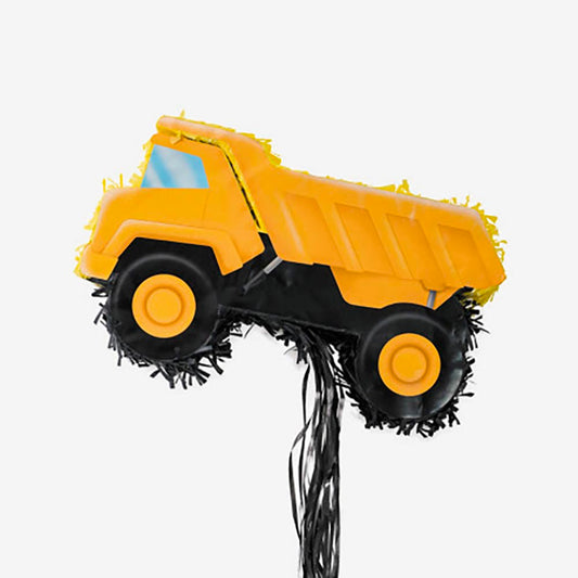 Pinata camion de chantier : animation anniversaire chantier