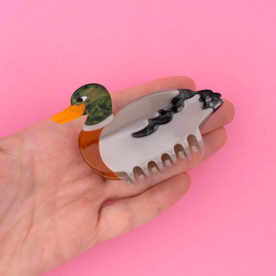 Pince à cheveux canard idée cadeau pour adulte
