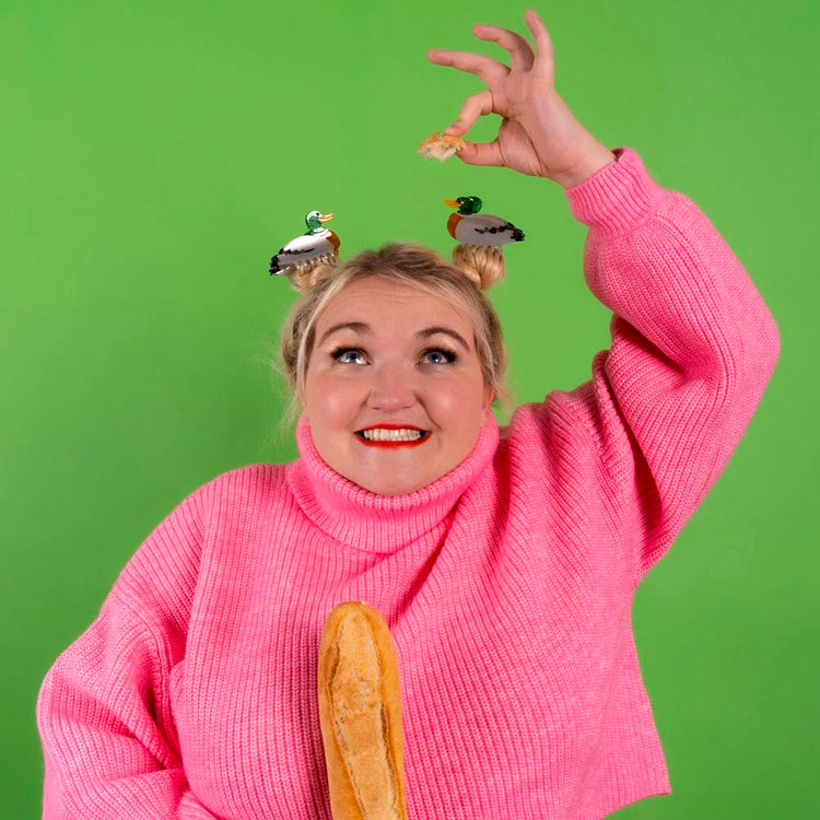 Pince à cheveux canard idée cadeau pour secret santa