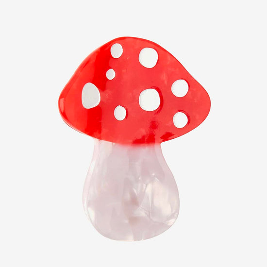 Pince à cheveux champignon idée cadeau pour calendrier de l’avent