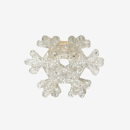 Petite pince à cheveux flocon idée cadeau pour calendrier de l’avent