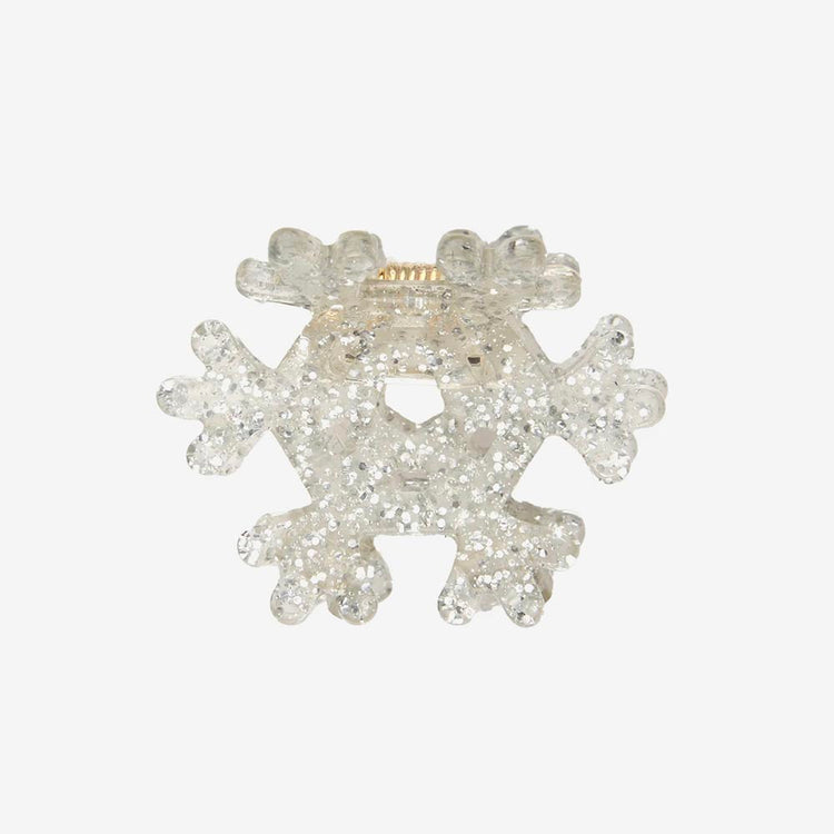 Petite pince à cheveux flocon idée cadeau pour calendrier de l’avent