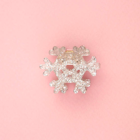 Petite pince à cheveux flocon idée cadeau pour anniversaire