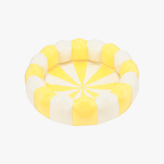 Piscine (95 cm) jaune : piscine gonflable tendance pour été