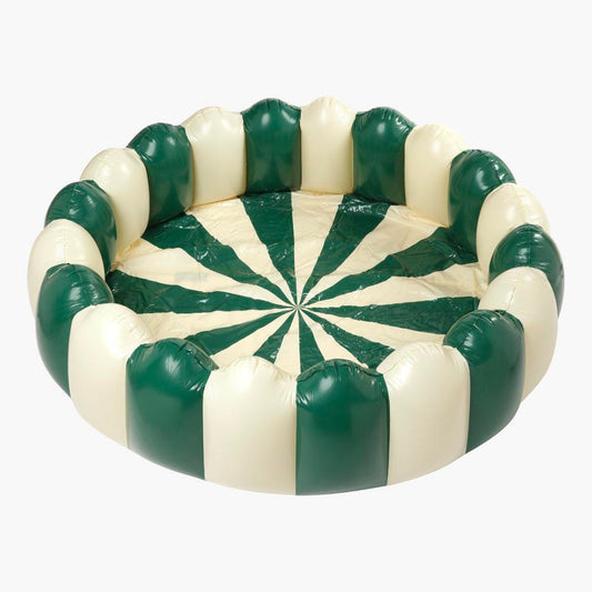 Piscine (160 cm) verte : piscine gonflable tendance pour été