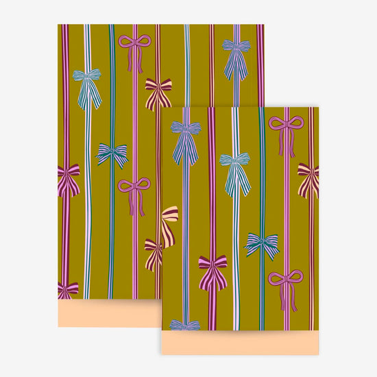 1 pochette en papier noeuds - accessoire décoration fête anniversaire 