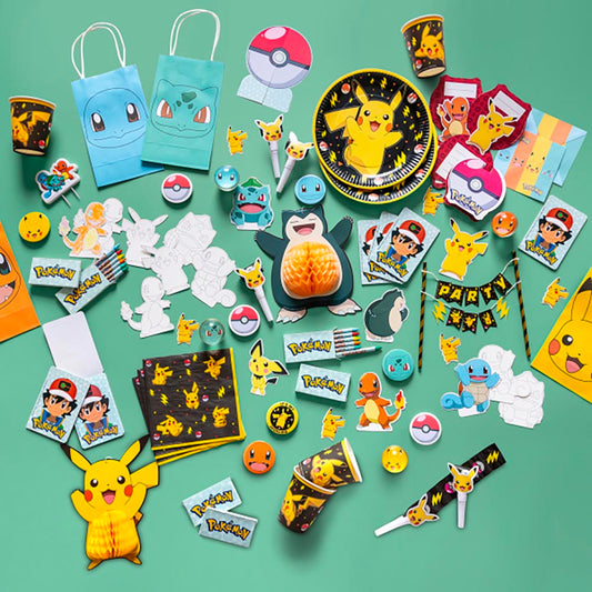 4 balles rebondissantes Pokemon : petits cadeaux invités anniversaire