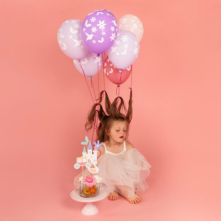 6 toppers princesse : idee decoration gateau anniversaire fille