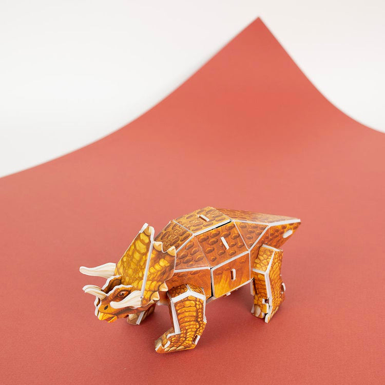 Tricératops en puzzle 3D : idée cadeau originale pour enfant