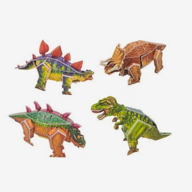 4 modèles de dinosaures 3D en puzzle : idée cadeau enfant