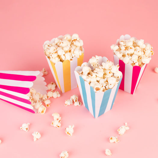 pyjama party diy boit pop corn