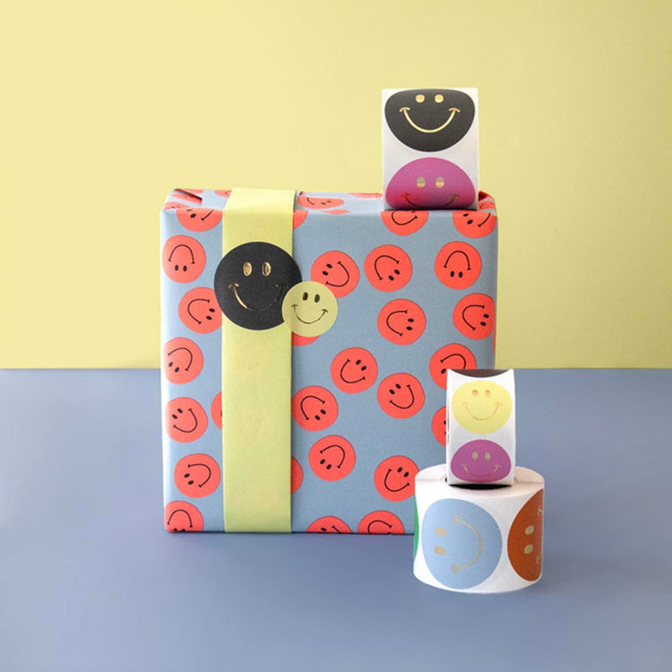 Papier cadeau pour anniversaire orange