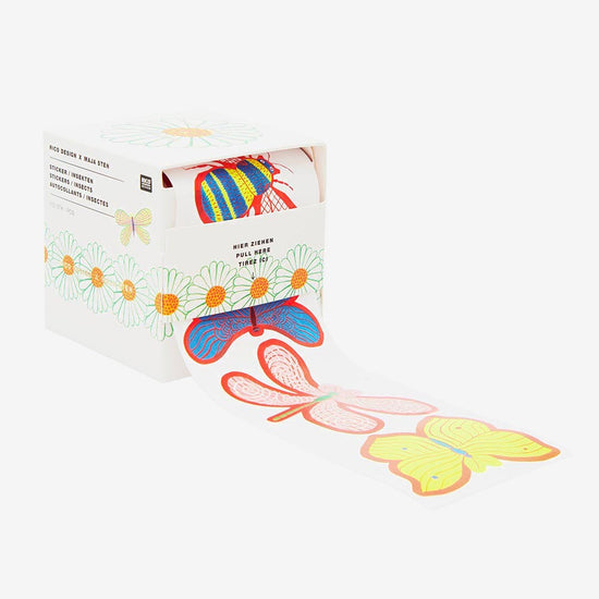 Stickers papillons pour déco de fête ou activité enfant