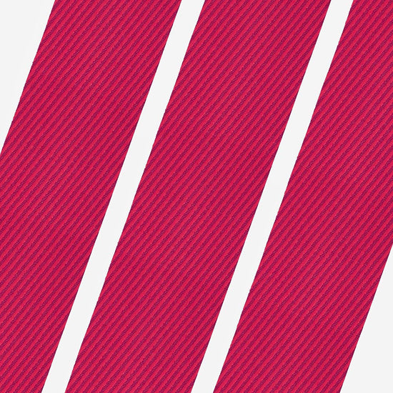 Ruban diagonales bordeaux et rouges : papeterie fêtes de Noël