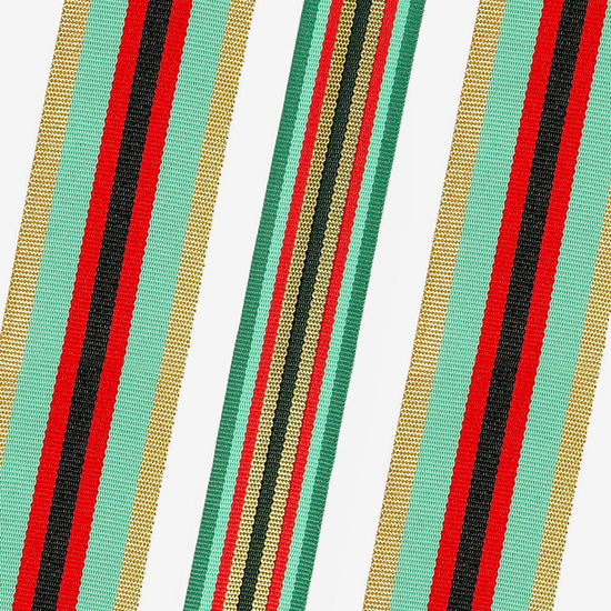 Ruban multi-rayures : décoration cadeau de Noël enfant