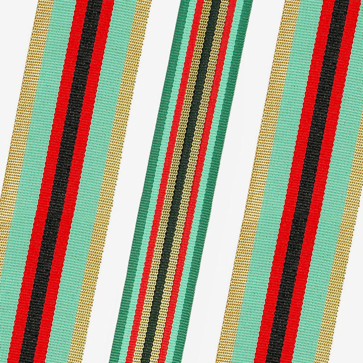 Ruban multi-rayures : décoration cadeau de Noël enfant