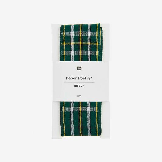 Ruban tartan parfait pour emballer ses cadeaux de Noël