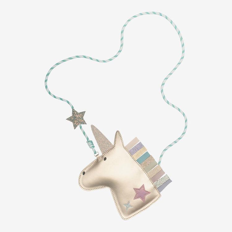 Sac licorne pastel : idee cadeau anniversaire enfant thème licorne